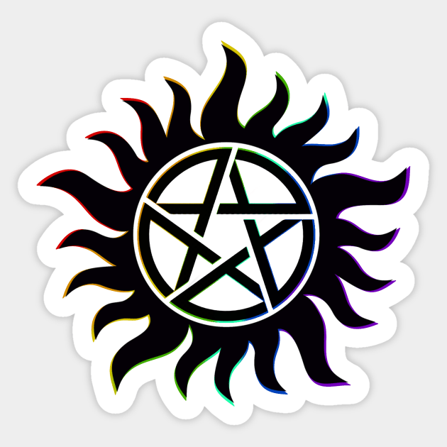 SPN Pride Supernatural Sticker by budbloodandbeernuts